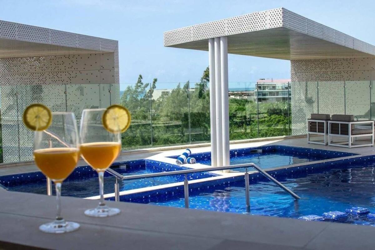 Luxury Apartment - Condo Miranda Ocean View Rooftop Playa del Carmen Esterno foto